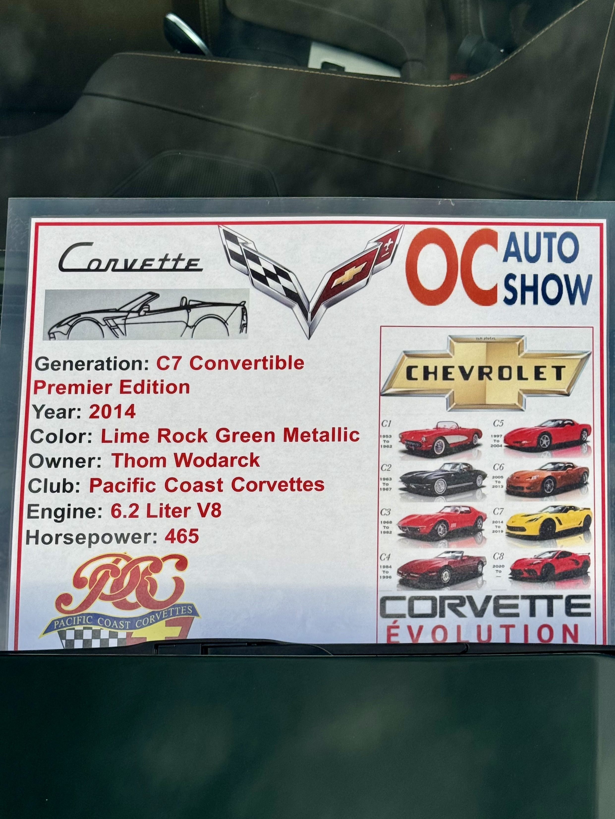 2014 Chevrolet Corvette — Lineage Image 2