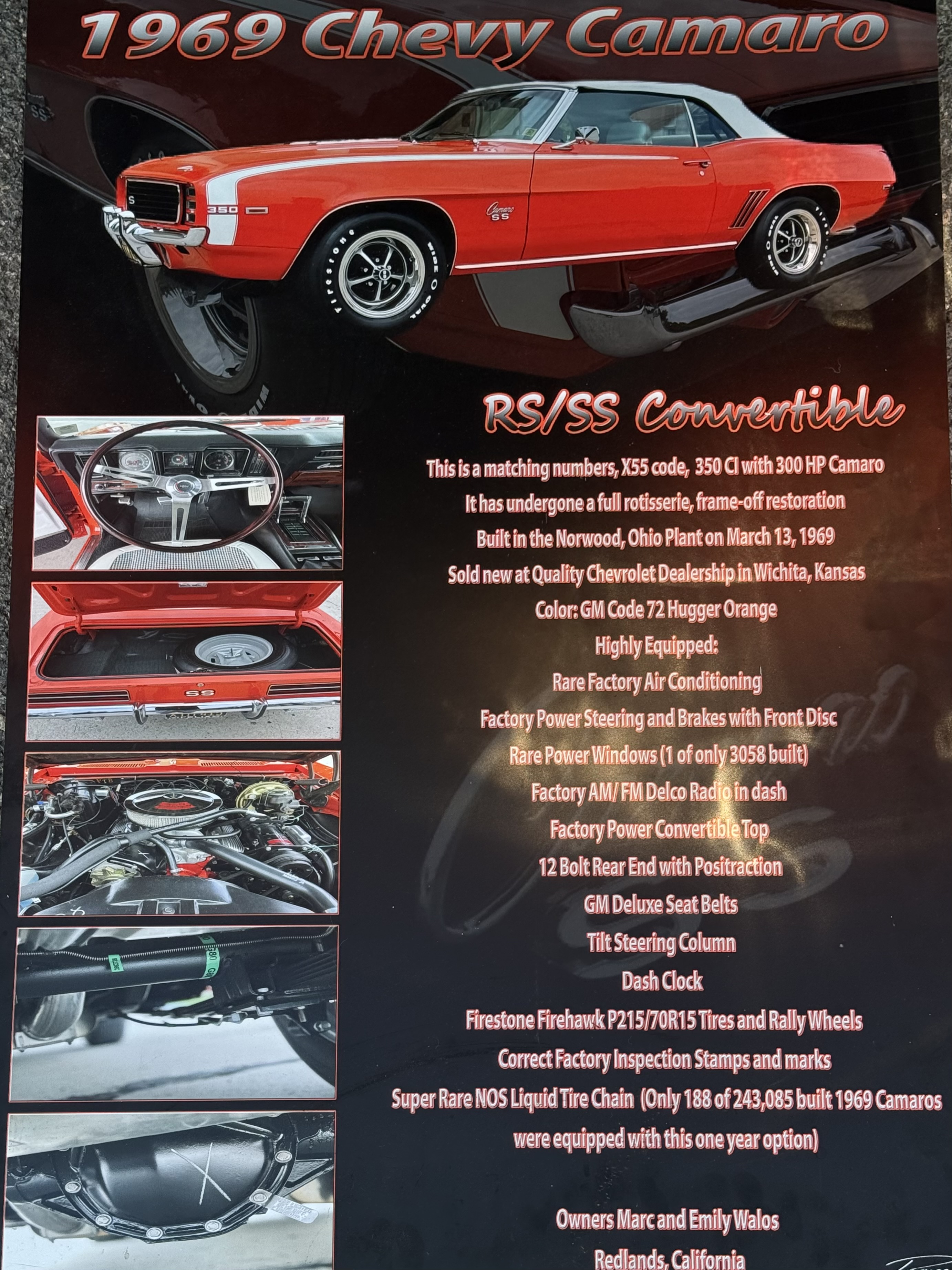 1969 Chevrolet Camaro — Lineage Image 2
