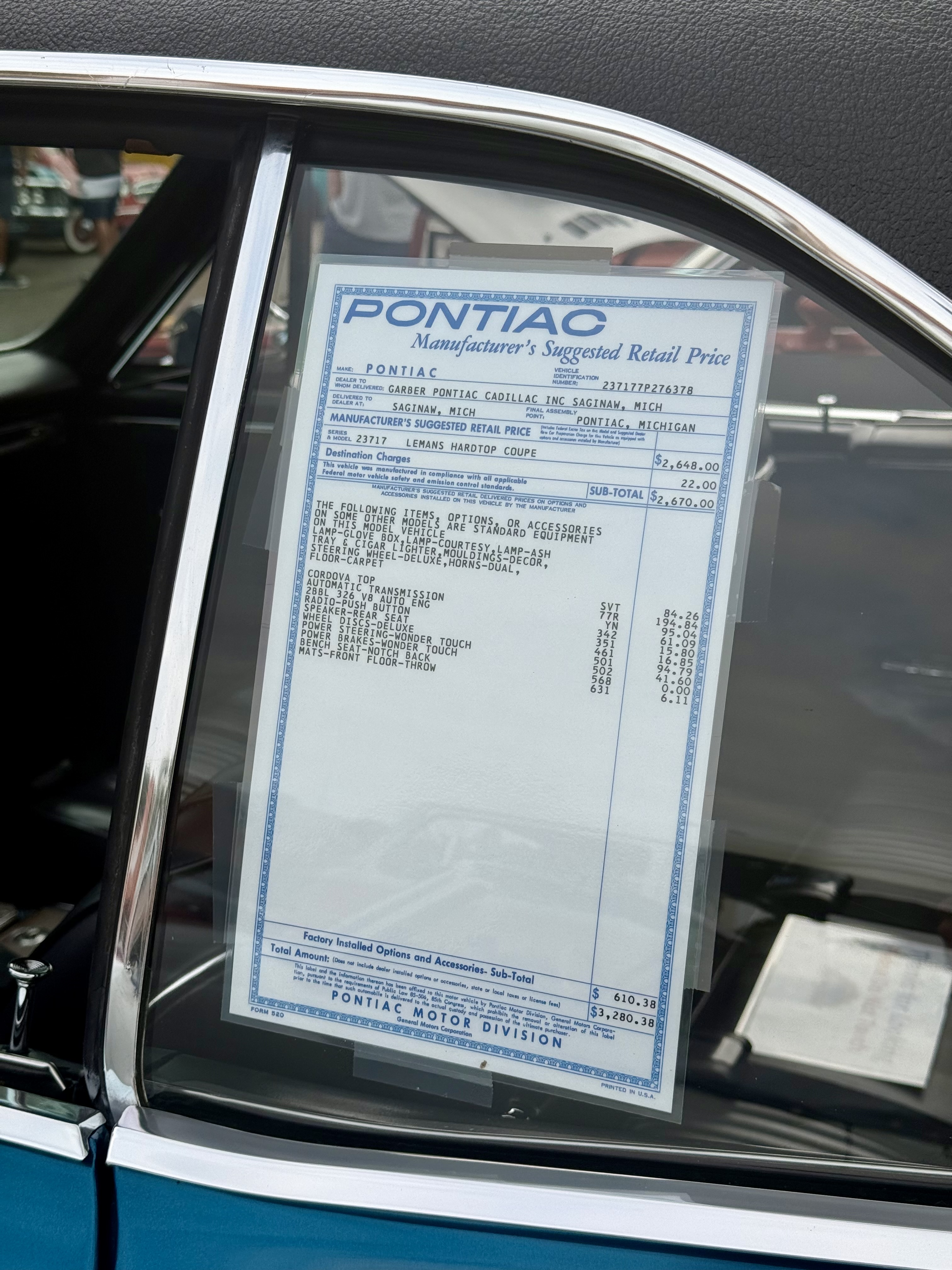 1967 Pontiac LeMans — Lineage Image 6